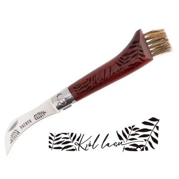 Gift for Mushroom Hunter - Mushroom Knife with Brush - King of the Forest - BP188