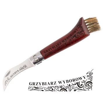 Gift for Mushroom Hunter - Mushroom Knife with Brush - Prime Mushroom Picker - BP189