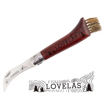 Gift for Mushroom Hunter - Mushroom Knife with Brush - Lovelas - BP190