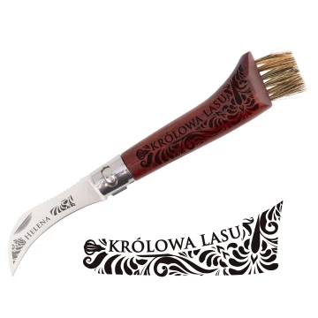 Gift for Mushroom Hunter - Mushroom Knife with Brush - Queen of the Forest - BP192