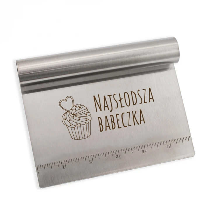 Gift for a Chef - Cake Spatula with Measuring Cup and Custom Engraving - KCH001