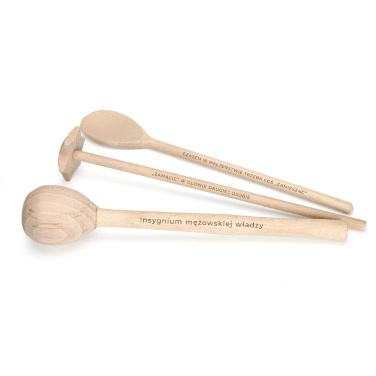 Gift for Young Couple - rolling pin, board, spoon, stick, pestle, muddler - PDM003