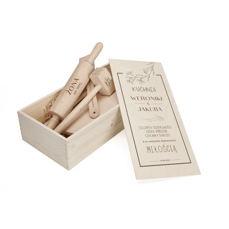 Gift for Young Couple - rolling pin, board, spoon, stick, pestle, muddler - PDM003