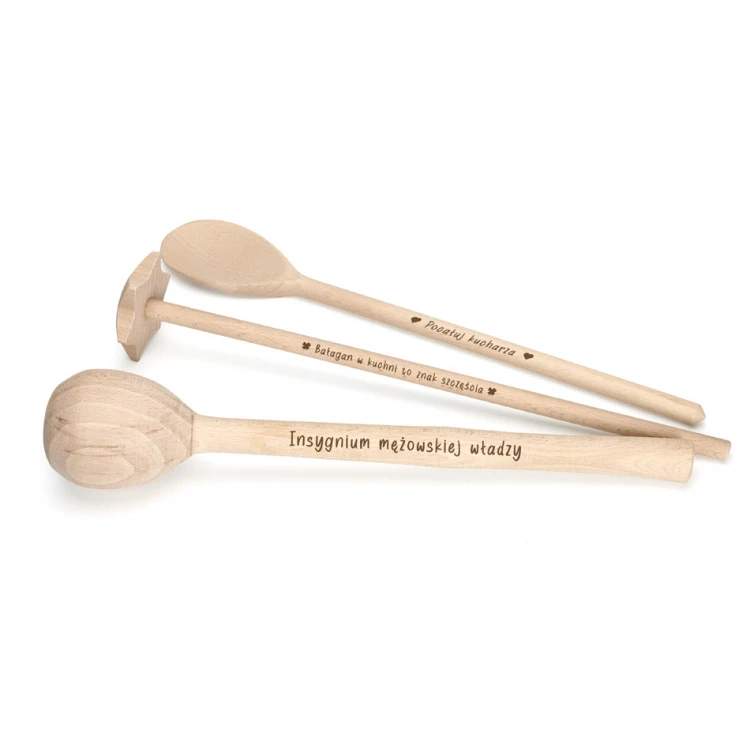 Gift for Young Couple - rolling pin, board, spoon, stick, pestle, muddler - PDM004