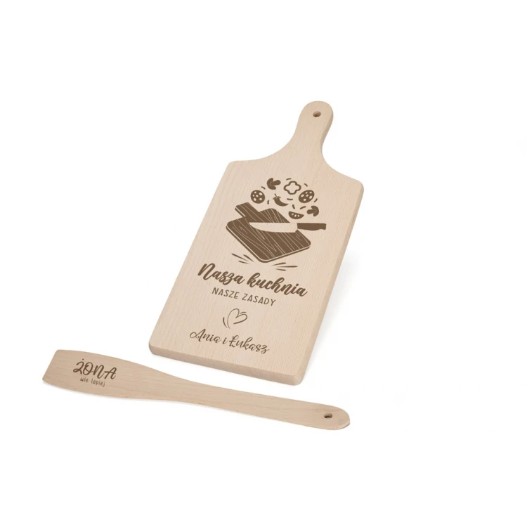Gift for Young Couple - rolling pin, board, spoon, stick, pestle, muddler - PDM004