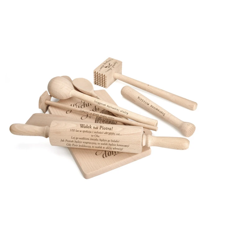 Gift for Young Couple - rolling pin, board, spoon, stick, pestle, muddler - PDM008