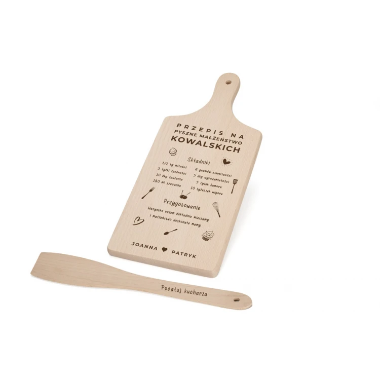 Gift for Young Couple - rolling pin, board, spoon, stick, pestle, muddler - PDM010