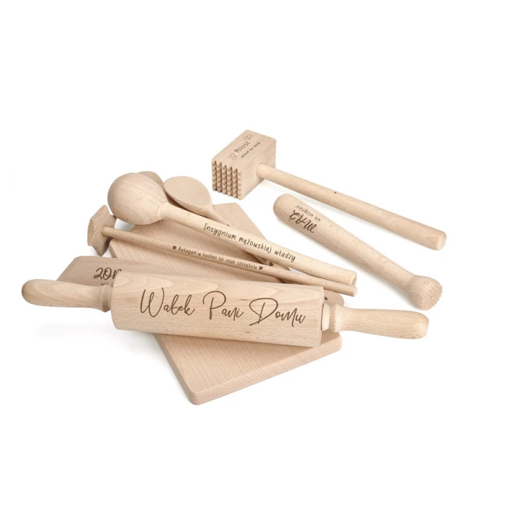 Gift for Young Couple - rolling pin, board, spoon, stick, pestle, muddler - PDM004