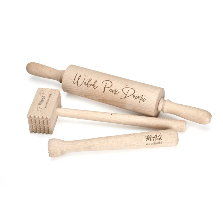 Gift for Young Couple - rolling pin, board, spoon, stick, pestle, muddler - PDM004