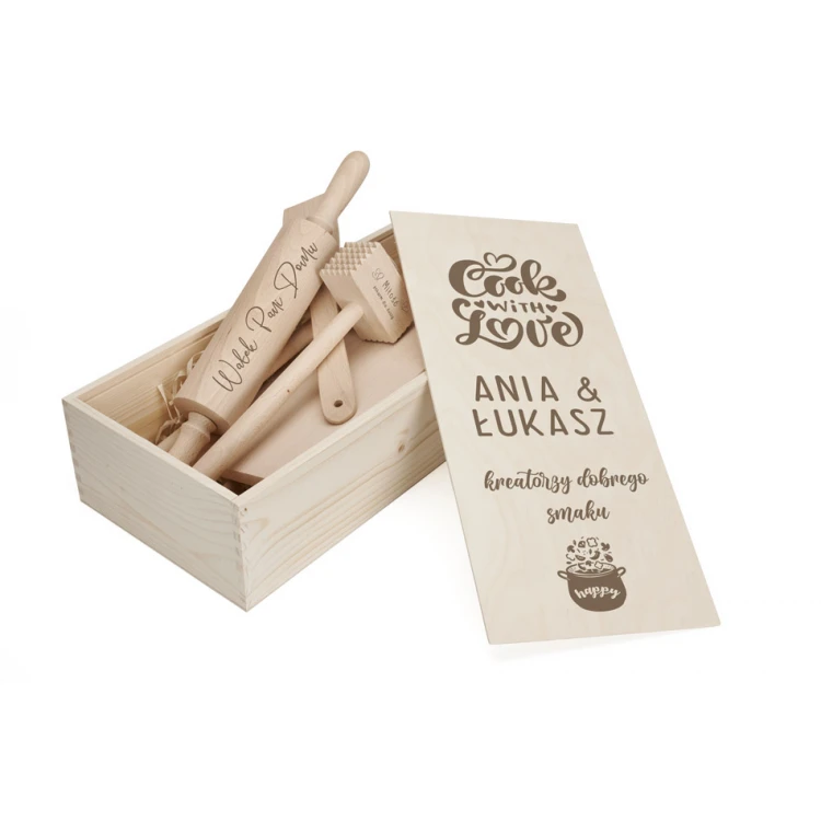 Gift for Young Couple - rolling pin, board, spoon, stick, pestle, muddler - PDM004