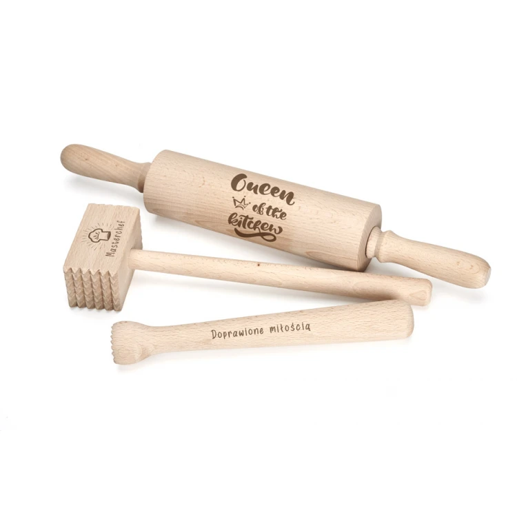 Gift for Young Couple - rolling pin, board, spoon, stick, pestle, muddler - PDM010