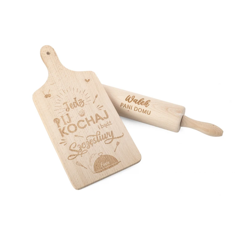Gift for Young Couple - rolling pin, board, spoon, stick, pestle, muddler - PDM006