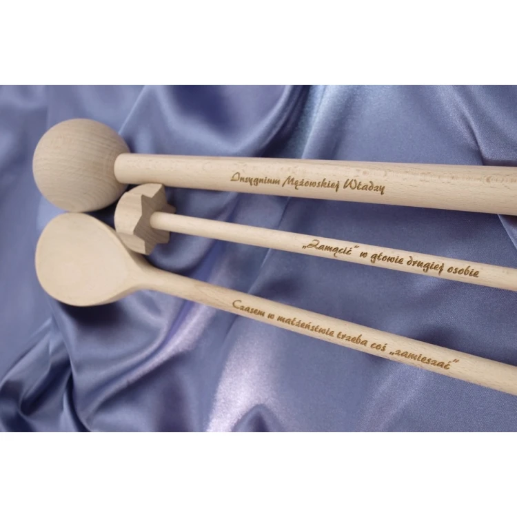 Gift for Young Couple 1 - Rolling Pin, Board, Spoon, Mallet, Pestle.