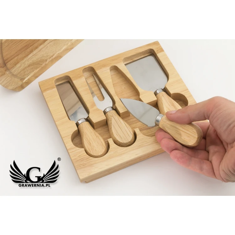 Cheese Board with Custom Engraving - Gift - KCH002