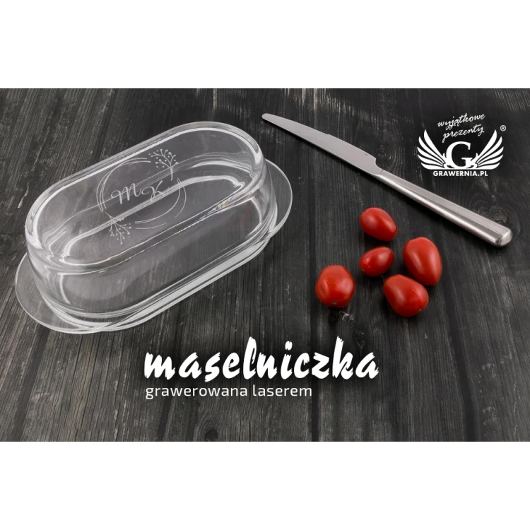 Gift for Newlyweds - Butter Dish with Custom Engraving - KCH006