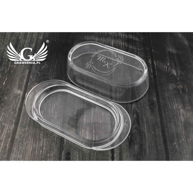 Gift for Newlyweds - Butter Dish with Custom Engraving - KCH006