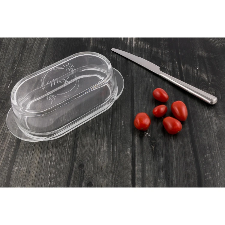Gift for Newlyweds - Butter Dish with Custom Engraving - KCH006