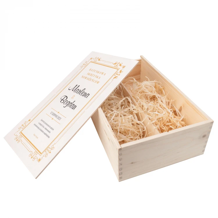 Gift for Newlyweds - Emergency Box for Two Bottles of Wine - SK087