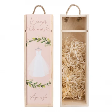Bachelorette Party Gift - Wooden Wine Box - SK085