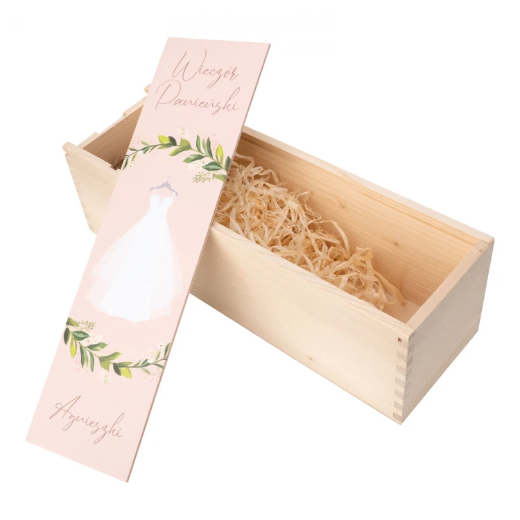 Bachelorette Party Gift - Wooden Wine Box - SK085