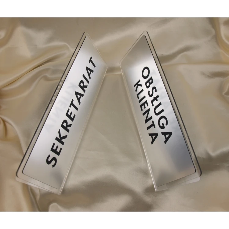 Presenter 315x115mm with plaque - acrylic model PR006