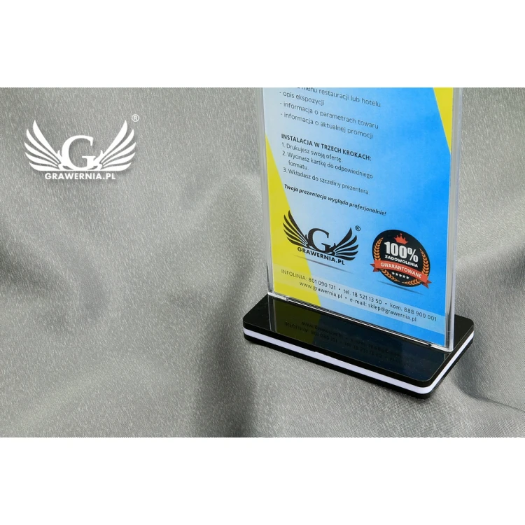Acrylic Card Presenter (105x210mm) - model PR009