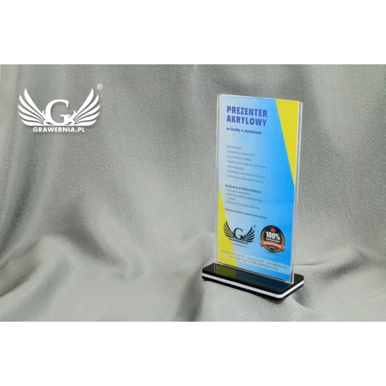 Acrylic Card Presenter (105x210mm) - model PR009