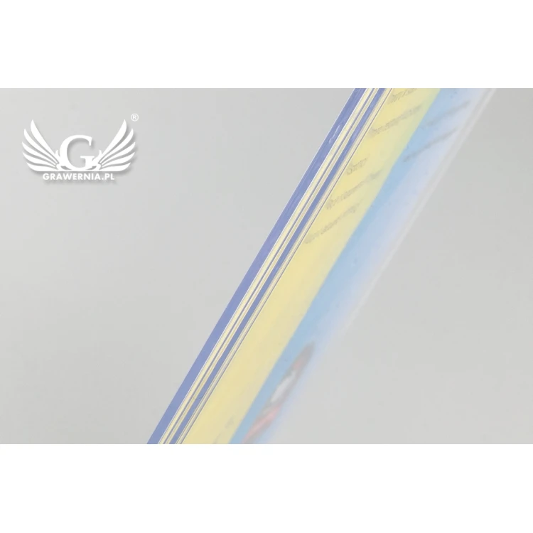 Stand, plastic display for a card of 150x200mm dimensions - model PR016