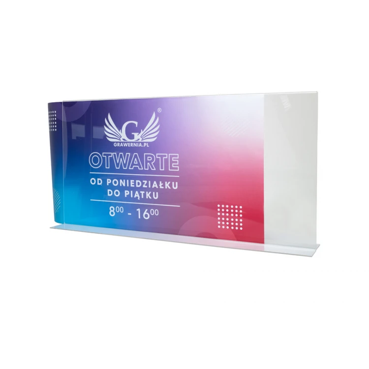 Acrylic Presenter XL - dimensions 600x300mm - PR021