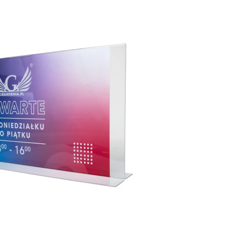 Acrylic Presenter XL - dimensions 600x300mm - PR021