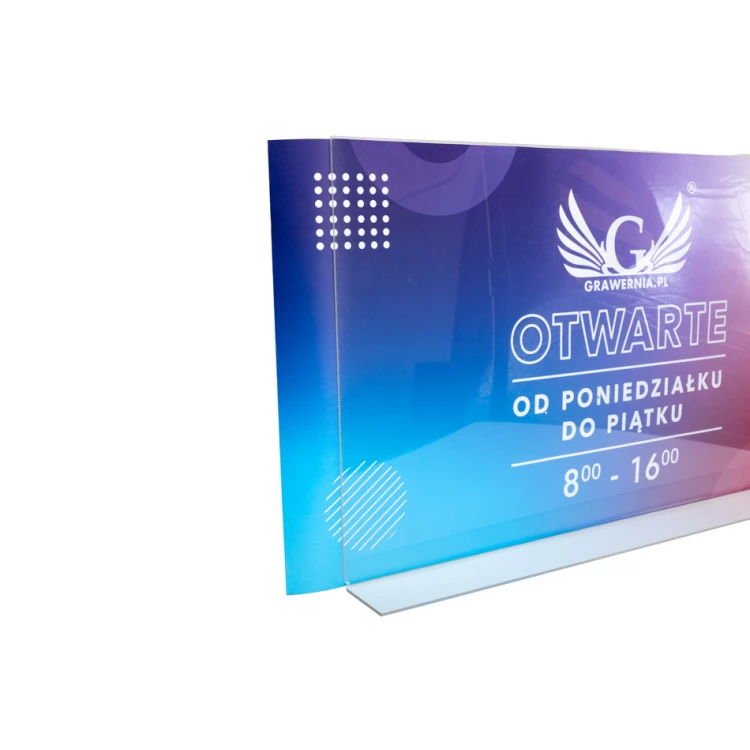 Acrylic Presenter XL - dimensions 600x300mm - PR021