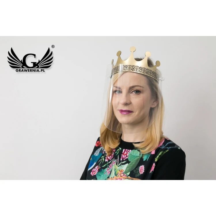 Protective Face Shield - Queen's Crown - PCA002