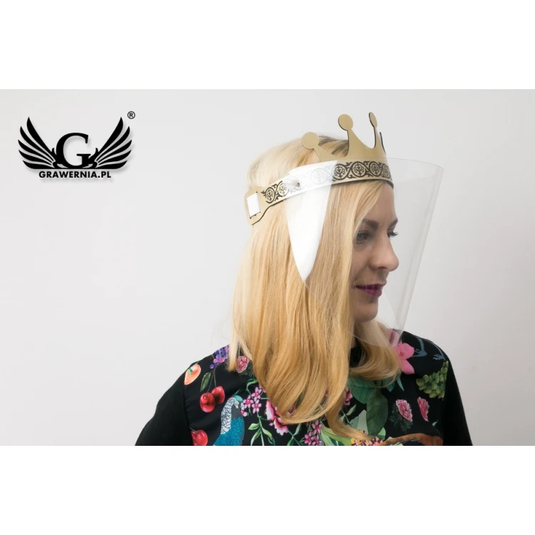 Protective Face Shield - Queen's Crown - PCA002