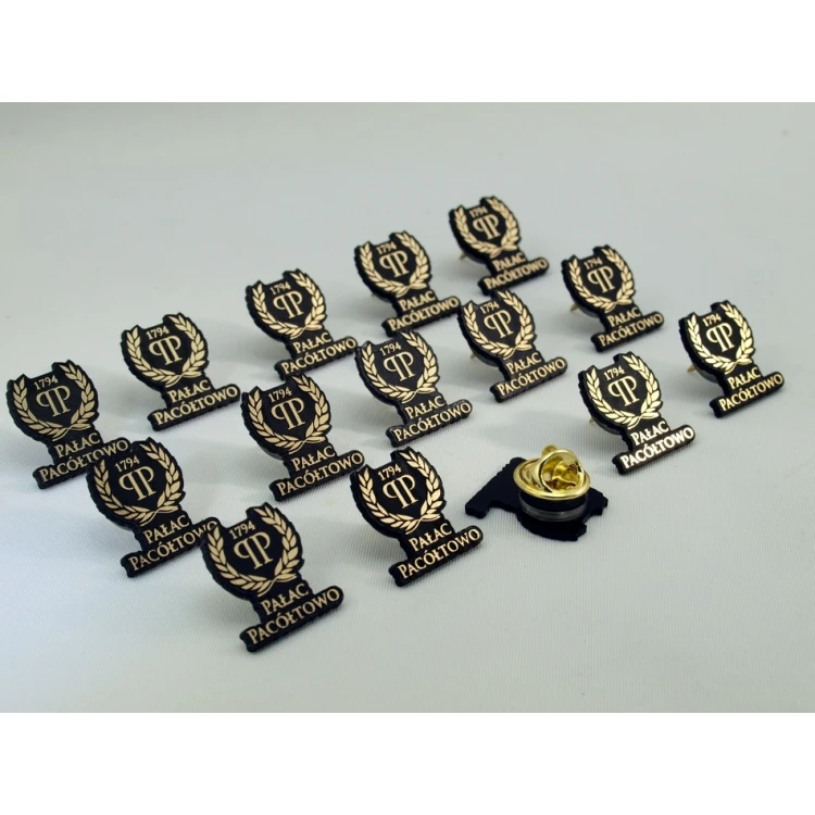 Mini Pins/Badges with Your Logo - Laser Engraving - PS011