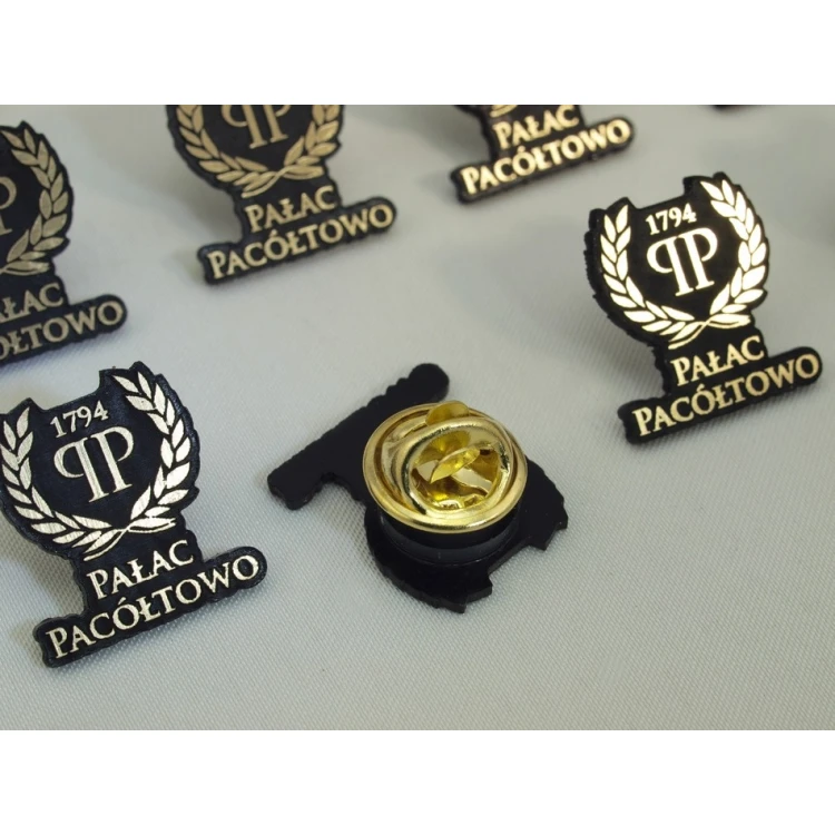 Mini Pins/Badges with Your Logo - Laser Engraving - PS011