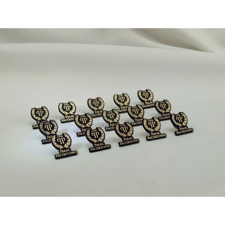 Mini Pins/Badges with Your Logo - Laser Engraving - PS011