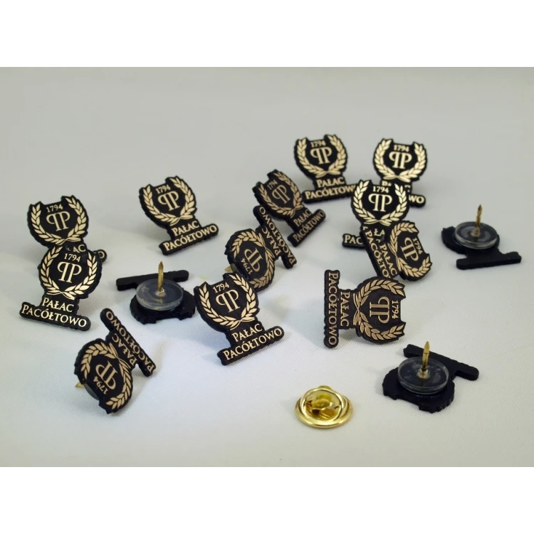 Mini Pins/Badges with Your Logo - Laser Engraving - PS011