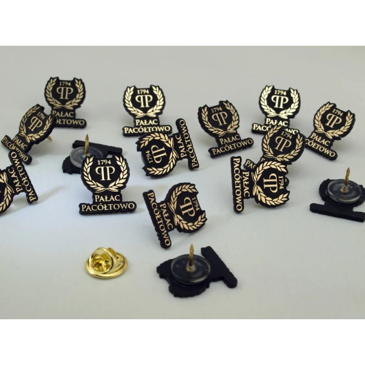 Mini Pins/Badges with Your Logo - Laser Engraving - PS011