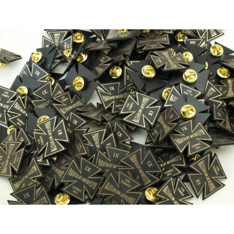 Mini Pins/Badges with Your Logo - Laser Engraving - PS011