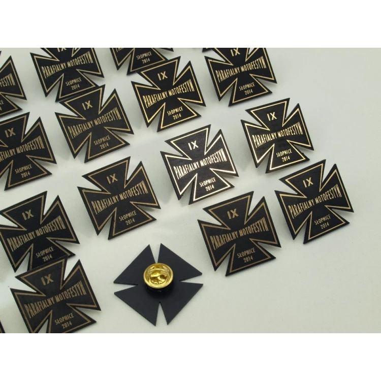 Mini Pins/Badges with Your Logo - Laser Engraving - PS011