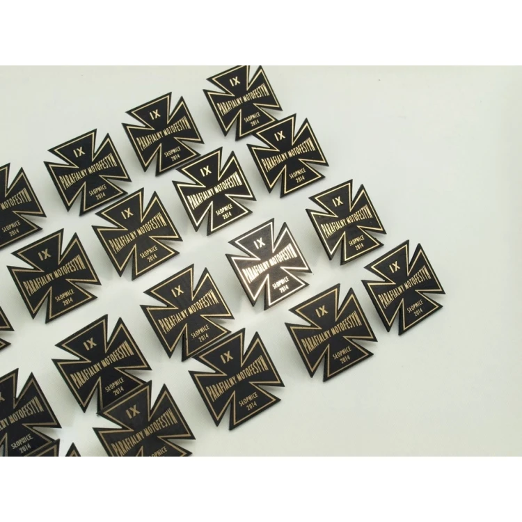 Mini Pins/Badges with Your Logo - Laser Engraving - PS011