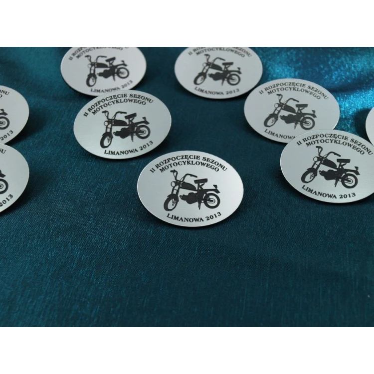 Mini Pins/Badges with Your Logo - Laser Engraving - PS011