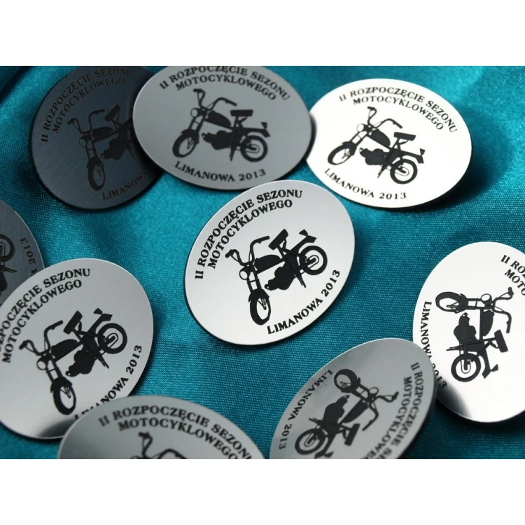 Mini Pins/Badges with Your Logo - Laser Engraving - PS011