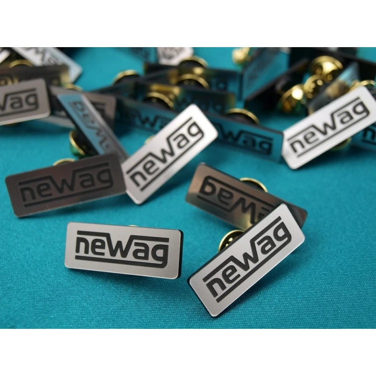 Mini Pins/Badges with Your Logo - Laser Engraving - PS011
