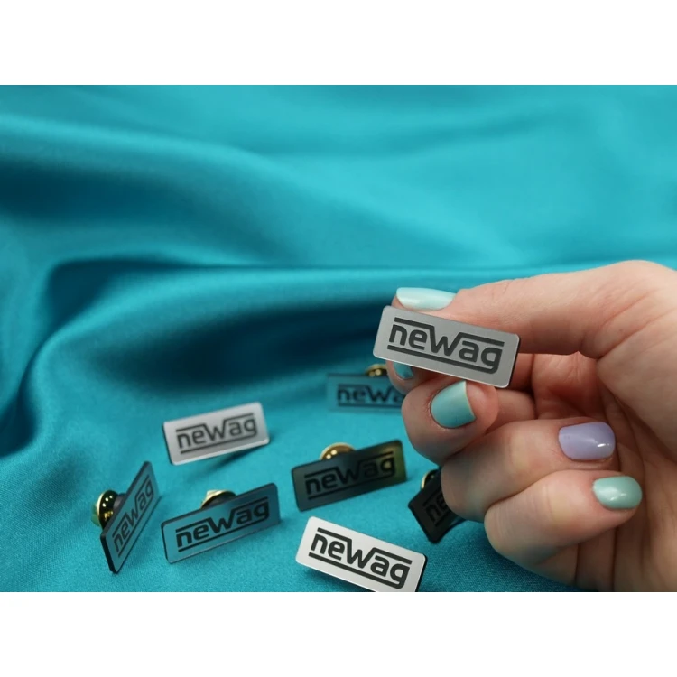 Mini Pins/Badges with Your Logo - Laser Engraving - PS011