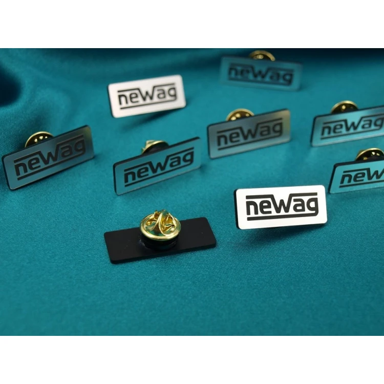Mini Pins/Badges with Your Logo - Laser Engraving - PS011