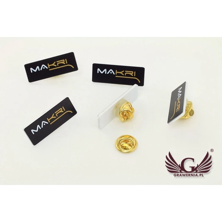 Mini Pins/Badges with Your Logo - UV Color Print - PS009