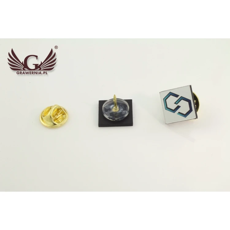 Mini Pins/Badges with Your Logo - UV Color Print - PS010