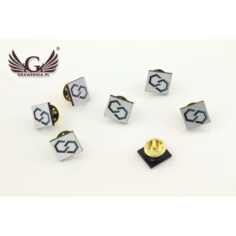Mini Pins/Badges with Your Logo - UV Color Print - PS010