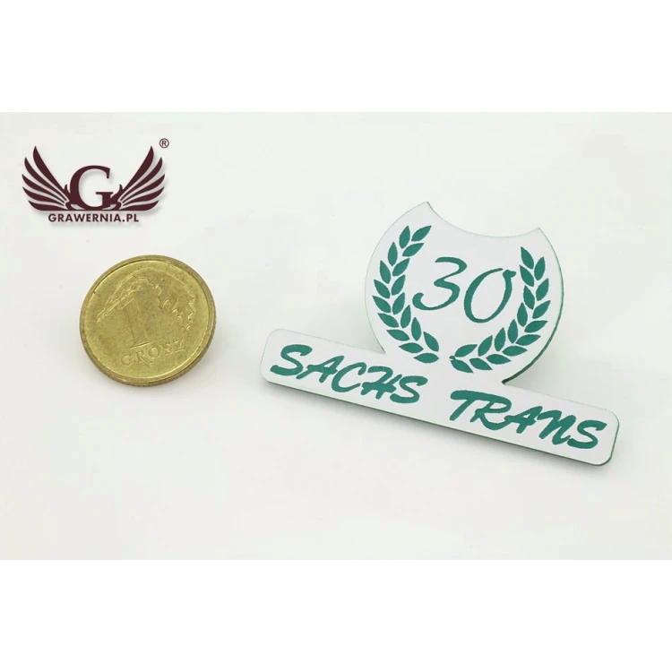 Mini Pins/Badges with Your Logo - Laser Engraving - PS008